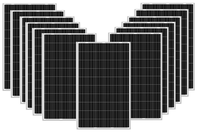 Module Solaire Monocristallin 375W 400W 475W 500W IBC Bifacial Double-Vitrage Promotion Vente