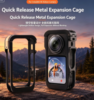 Cadre de protection extensible robuste en alliage d'aluminium anti-écrasement pour Insta360 X6 – Accessoires de tournage et de vlogging en extérieur