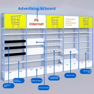 Étagère de présentation en métal bleu pour les magasins d'animaux, les chaînes de magasins et les boutiques - De nombreux trésors - Product Image 2
