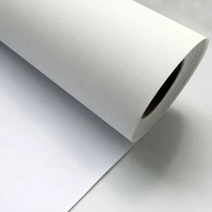 Rouleau de toile en tissu auto-adhésif brillant écologique pour impression jet d'encre UV en gros - Product Image 2