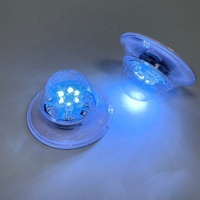 Autocollant LED Lumineux pour Bouteille, Couleurs RGB Changeantes, Base Conique Haute Luminosité pour Verre à Whisky, Fête, Bar