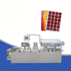 Machine d'emballage sous blister de granulés de vers rouges électriques à haute efficacité avec <span class=keywords><strong>moteur</strong></span>, automatique et facile à utiliser pour les comprimés/pilules/capsules - Product Image 1