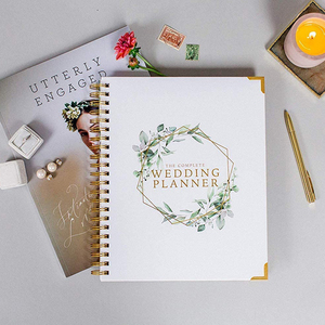 Hot Selling Hardcover Spiral Undated Planning Organiser Daily Notepad Journal Book <strong>Wedding</strong> <strong>Planner</strong> <strong>Notebook</strong> - Product Image 5