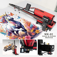 Impresora de pared MK02 Home Hotel de alta resolución 3D 4D 5D Zeescape imagen directa Mural papel pintado máquina de impresión precio
