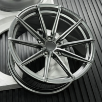 Juego de Llantas Cóncavas Forjadas en Plata 5x112 de 20 Pulgadas para Audi A5 S5 BMW 440i Mercedes CLS450 Lexus LC 500 Coupé, Ligeras