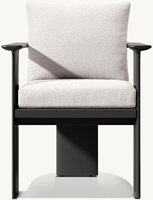 Chaise de salle à manger en métal de style moderne et rustique, design minimaliste, durable et luxueuse, pour hôtel et parc