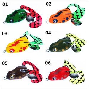 Cao su ếch thu hút 8G ếch Mồi Câu Cá nhân tạo mềm mồi chất lượng móc Topwater - Product Image 6