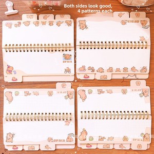 Kawaii cancelleria accessori <span class=keywords><strong>per</strong></span> ufficio forniture scolastiche Mini Notebook portatile piccolo blocco note quotidiane diario capibara - Product Image 3