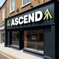 Letrero Electrónico Personalizado con Letras de Canal LED 3D, Caja de Luz Metálica con Iluminación Frontal, IP65 Impermeable, Multicolor, Control Remoto, para Edificios