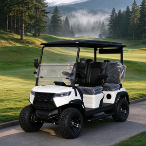 GRENTEK 4 Seater All Terrain Sightseeing Electric Cart, Lithium <b>Battery</b> Golf Buggy for Mountain Scenic <b>Spot</b> - Product Image 1