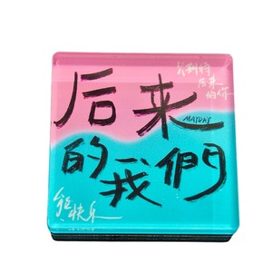 Personalised Acrylic Promotional Gift Customized Logo Shape Square Maker Custom Words Waterproof Magnetic Fridge Magnet - Product Image 5