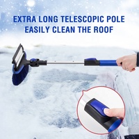 Nouveauté : Accessoire automobile d'hiver, balai à neige et grattoir à glace 2-en-1, grattoir à neige et brosse