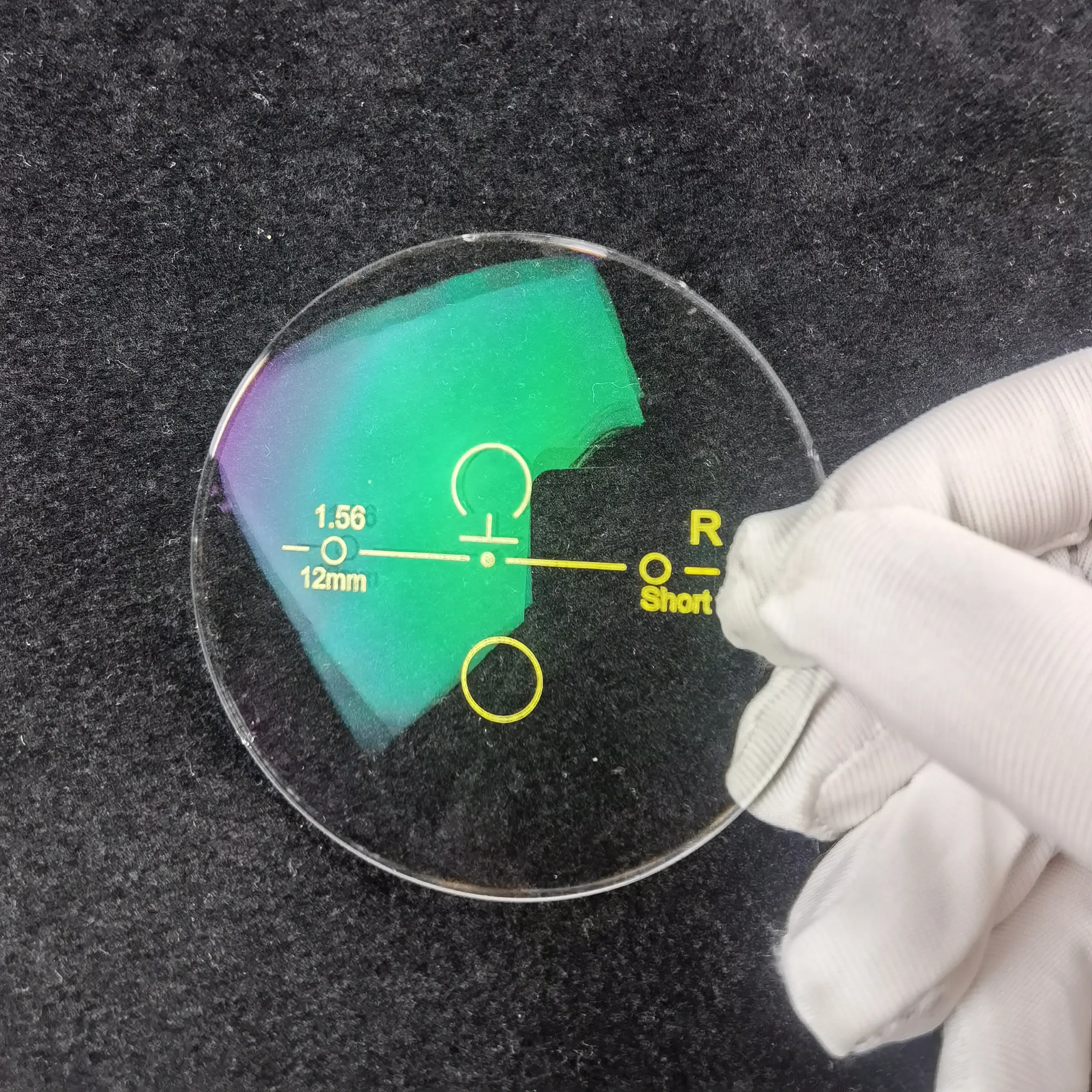 프로그레시브 블루 컷 hmc 광학 렌즈를 1.56 전문 제조 업체 렌즈 투명 수지 렌즈