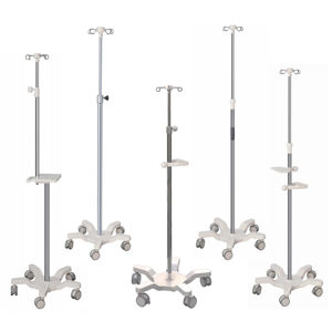 モバイル輸液ポンプ、輸液ブラケット、52cmベース付き収納バスケット、大型耐荷重輸液ロッド付きIVスタンド - Product Image 6