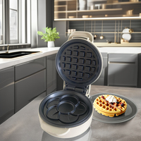 Machine à gaufres en forme de boule en gros, électrique, pour la maison, gaufrier personnalisable, en acier inoxydable, portable, machine à collation pour le petit-déjeuner, Maquina