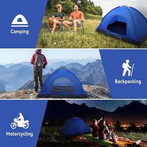 Tente de camping 4 saisons OEM pour 1-2 personnes, tente dôme imperméable pour la randonnée, le camping, les aventures en plein air - Product Image 5