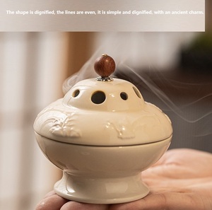 Brûleur d'encens créatif en céramique avec texture délicate en <span class=keywords><strong>porcelaine</strong></span> pour la maison - Product Image 6