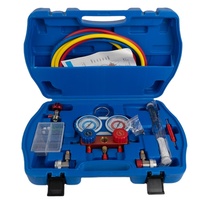 Jeu de jauges de collecteur ca 3 voies Outil de charge de diagnostic Hvac Auto Household R134a R404a R410a Réfrigérant