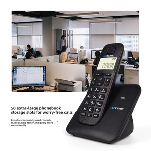 Nuevo teléfono inalámbrico digital con identificador de llamadas inalámbrico Teléfono móvil <span class=keywords><strong>fijo</strong></span> para oficinas de hoteles Fabricado por las mejores marcas - Product Image 4