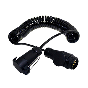 Römork kablo konektörü TPU 12V 13 Pin Spiral tel elektronik uzatma kablosu güç bobin kamyon römork kablo değiştirme için - Product Image 1