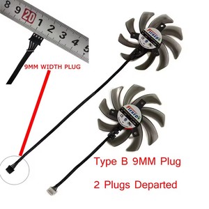 FDC10H12S9-C TH9210S2H-PAA01 GA91S2U, ventilateur de carte graphique, refroidisseur de GPU, pour Gainward GTX <span class=keywords><strong>1660</strong></span> <span class=keywords><strong>Ti</strong></span> RTX 2060 SUPER Ghost <span class=keywords><strong>OC</strong></span> - Product Image 2