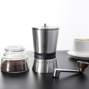 Moulin à café <span class=keywords><strong>manuel</strong></span> portable avec meule en céramique - Capacité de 30 g pour la maison et le café - Certifié FDA/LFGB - Product Image 5