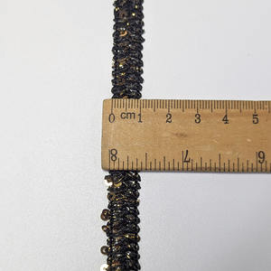 Cinta de Lentejuelas Brillantes Tejidas Multicolor con Encaje de Purpurina para Accesorios de Prendas, <span class=keywords><strong>Vestidos</strong></span> de Fiesta, Bolsos y Decoración Textil del Hogar - Product Image 2