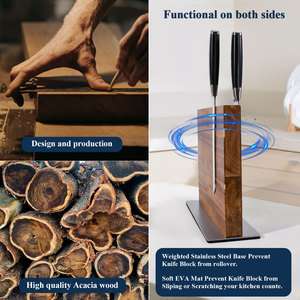 Bloc à <span class=keywords><strong>couteaux</strong></span> magnétique en acacia personnalisé, support à <span class=keywords><strong>couteaux</strong></span> magnétique en bois puissant double face pour un <span class=keywords><strong>rangement</strong></span> facile des <span class=keywords><strong>couteaux</strong></span> de <span class=keywords><strong>cuisine</strong></span> - Product Image 4