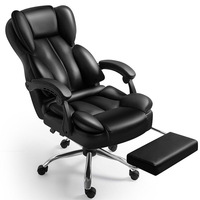 Chaise de bureau informatique inclinable avec massage, réglable en hauteur, pivotante, dossier réglable, pour pause déjeuner, modèle 818, chaise de direction en acier pour dortoir