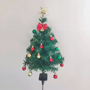 Cây thông Noel phát sáng chạy bằng năng lượng mặt trời bán chạy nhất xuyên biên giới, có trang trí và bao bì ngoài có thể tùy chỉnh - Product Image 1