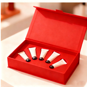 Biểu Tượng Tùy Chỉnh Cán Bóng Thân Thiện Với Môi Tái Chế Sang Trọng Gói Mỹ Phẩm Từ Các Tông Giấy Bao Bì Hộp Quà Tặng Miếng Bọt Biển - Product Image 3