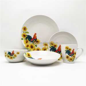 Juego de vajilla de porcelana de cerámica Linyi de China con proveedor de vajilla de diseño de gallo de estilo chino - Product Image 1