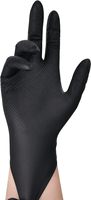 Gants de mécanicien robustes, jetables, sans poudre, en nitrile pur, avec adhérence diamantée