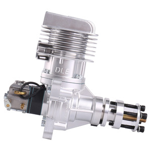 Motor de Gasolina Original <span class=keywords><strong>DLE</strong></span> 55CC DLE55RA de un Solo Cilindro y Dos Tiempos con Escape Trasero para Avión RC - Product Image 6