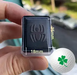 Customizable Golf Ball Stamper Making Large Personalized Impressions On Golf Balls