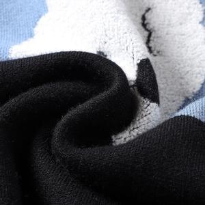 Suéter de <span class=keywords><strong>punto</strong></span> con cuello redondo y bloques de color, estilo preppy, holgado, con estampado de dibujos animados, de jacquard, a la moda, para <span class=keywords><strong>hombre</strong></span>, venta directa de fábrica. - Product Image 5