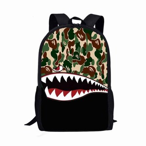 <span class=keywords><strong>Sac</strong></span> à dos FZSCB16-4 à motif de requin, imprimé requin <span class=keywords><strong>personnalisé</strong></span>, léger, en nylon et polyester, imperméable, <span class=keywords><strong>sac</strong></span> d'école - Product Image 5