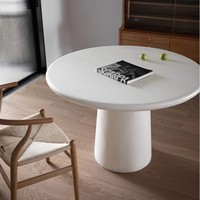 Chaise de salle à manger moderne rétro avec pieds d'éléphant Table basse en forme de champignon en fibre de verre pour la maison Meubles de salon