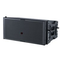 Altavoz Line Array Doble de 10 Pulgadas Resistente al Agua, 600W, Carcasa de Madera con Aleación de Titanio, Sistema PA Profesional para Eventos Deportivos en Interiores y Exteriores
