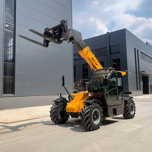 공장 가격 Jeakue 3.5 톤 7M 텔레스코픽 핸들러 모든 지형 농장 텔레스코픽 지게차 버킷 건설 리프터가있는 - Product Image 2