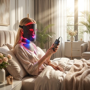 Máscara de Terapia Facial LED SUNGLOR SG-MSK-FN de 7 Colores, Salida de Energía Eficiente de Cinco Voltios para un Mantenimiento Doméstico Confiable a Largo Plazo - Product Image 5