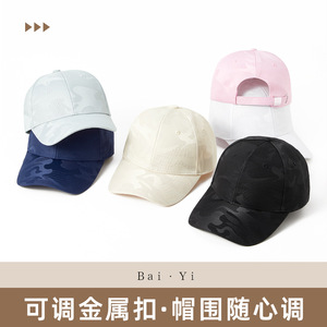 Unisex <b>Baseball</b> <b>Cap</b> Nylon Mesh Breathable Sun Protection Outdoor Hat Black Solid Color - Product Image 4