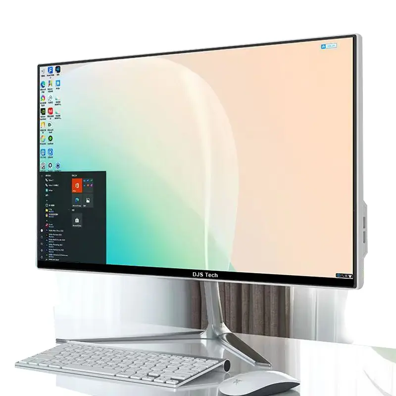 Asli Pabrik All In One Pc I3 I5 I7 Prosesor untuk Kantor Rumah Sekolah Hotel Monoblock FHD Desktop Komputer PC Kecepatan Tinggi