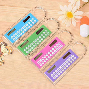 Mini Calculadora Solar Multifuncional con Regla, Portátil, Material Escolar Electrónico, Juguetes Matemáticos - Product Image 2