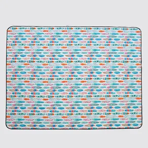 Không thấm nước Quilting 3 lớp Dã Ngoại chăn Dã Ngoại Mat cát bằng chứng bãi biển Mat ngoài trời cắm trại BBQ