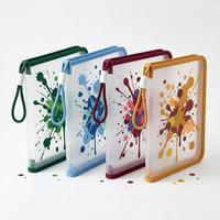 Bolsa de documentos con cremallera tamaño carta, impermeable, organizador de archivos, logotipo personalizado, color, venta al por mayor de fábrica