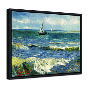 Arte de Pared en Lienzo Plástico Enmarcado al por Mayor, Paisaje Marino, Santos, María, Vincent Van Gogh, Arte Moderno, Impresiones Decorativas para Colgar en la Sala de Estar - Product Image 1