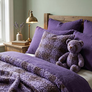 Venta al por mayor del fabricante: Tela de piel sintética de lujo, suave y esponjosa, con rayas de cepillado tipo peluche de una cara, para pantuflas de tela y mantas. - Product Image 6