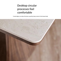 Nouveau 2026 – Ensemble table et chaises de salle à manger en dalle de roche moderne, idéal pour la salle à manger (OEM)