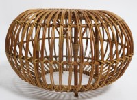 Table ronde en rotin, table basse en osier, table d'appoint ronde en rotin, table tressée bohème pour intérieur et extérieur, vente en gros du Vietnam